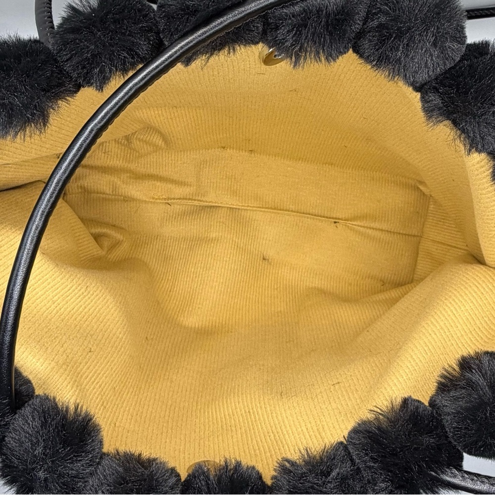Prada Black Faux Fur Tote Bag - Picture 9 of 9